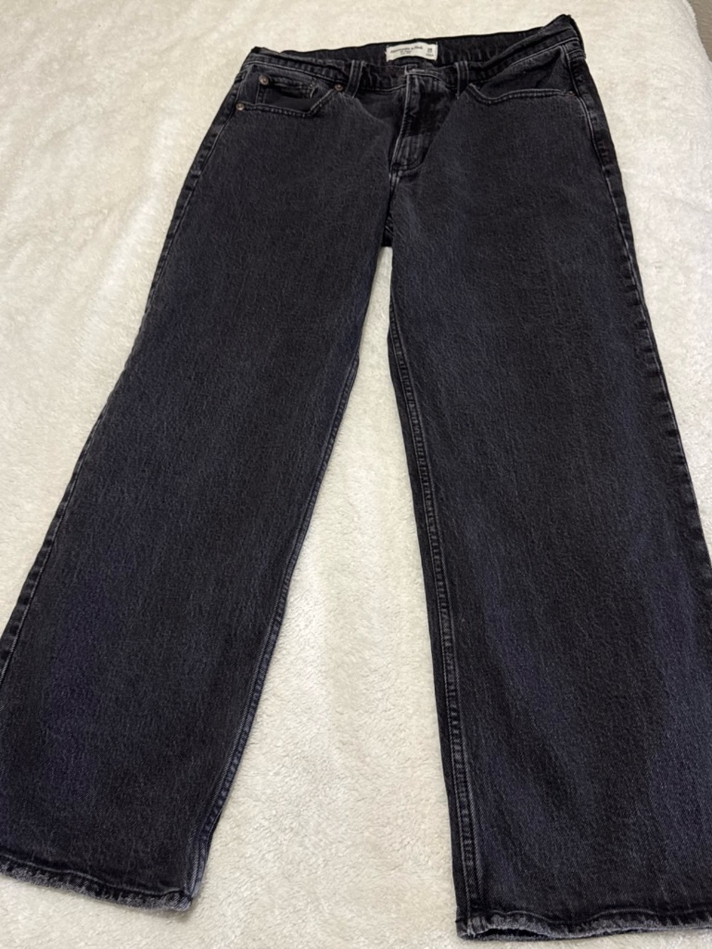 Abercrombie & Fitch Relaxed Black Men's Jeans